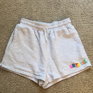 White Fox Boutique Light Gray Athletic Shorts